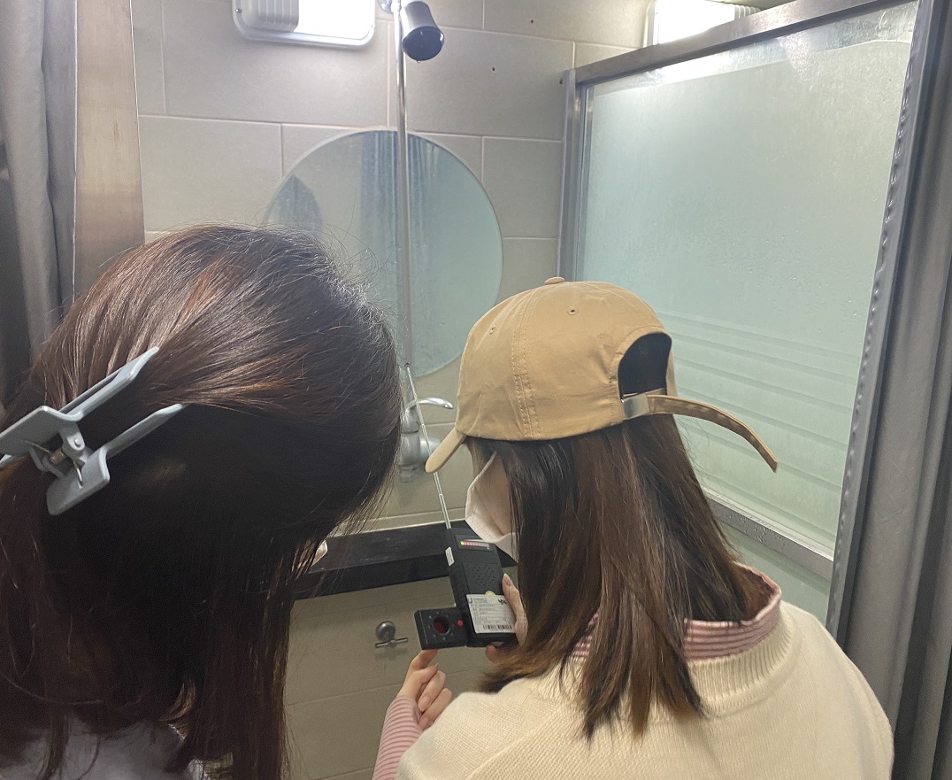 5월13일-인덕재 여자화장실 몰래카메라 탐지완료